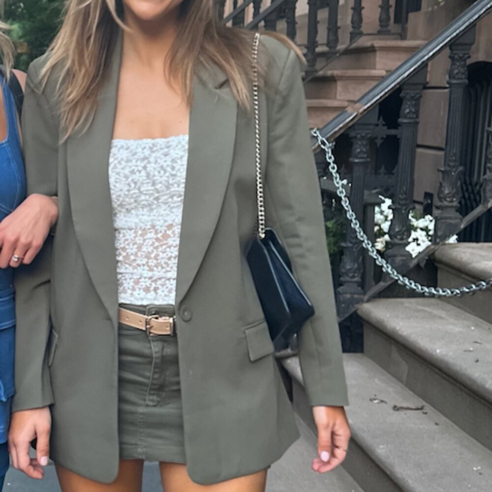 Bardot Green Blazer